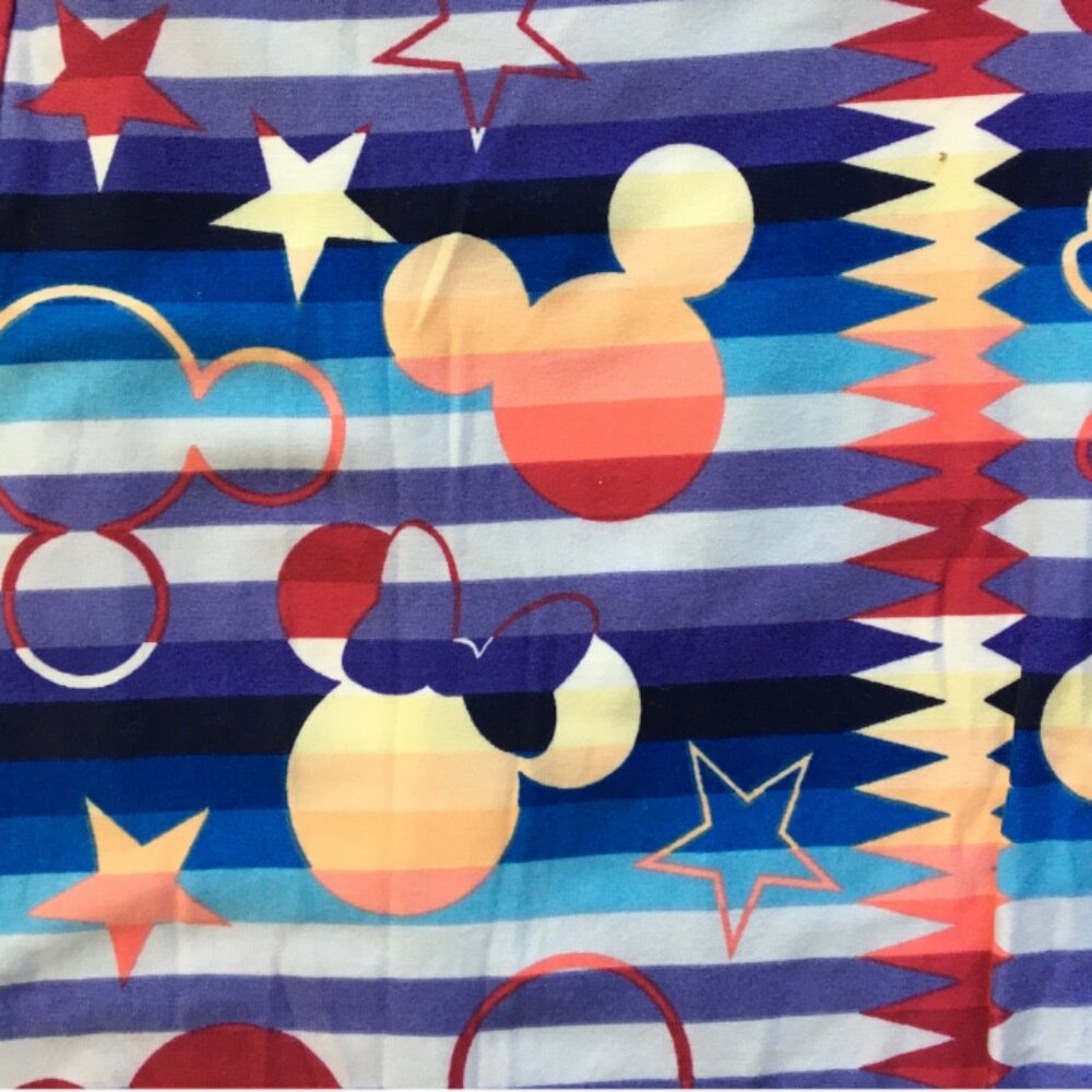 Boutique style pattern, leggings, Magical Mouse couple, stripes/stars